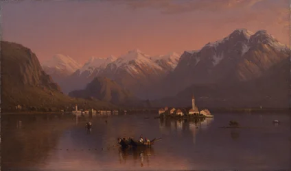 Lago Maggiore, Itália, 1858